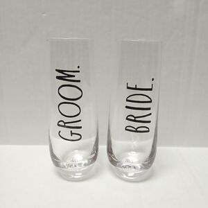 Rae Dunn Wedding Glasses